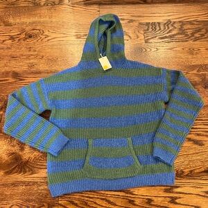 Mini Boden Striped Blue and Green Boy’s Sweater